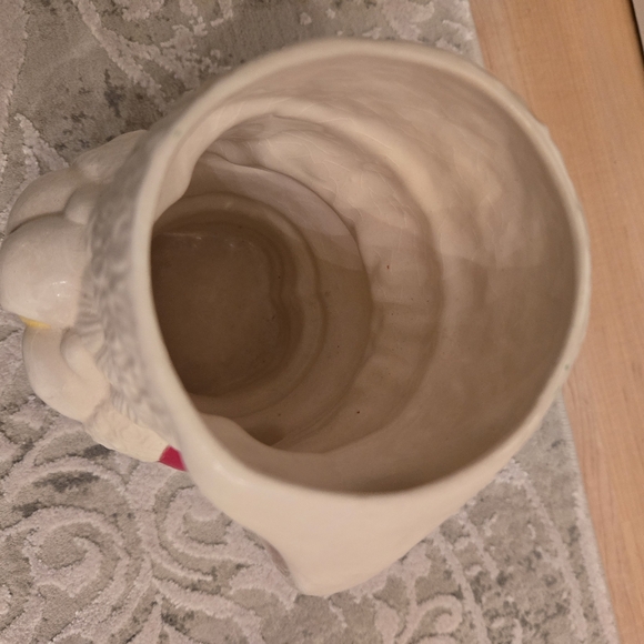 Vintage 1960s-1970s Santa Claus with beer mug stein ceramic decoration - Picture 3 of 9